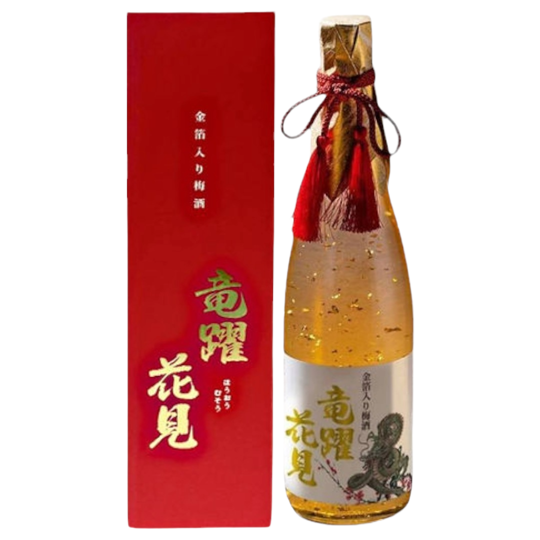 《麻原》竜躍花見金箔梅酒 《麻原》竜躍花見金箔梅酒